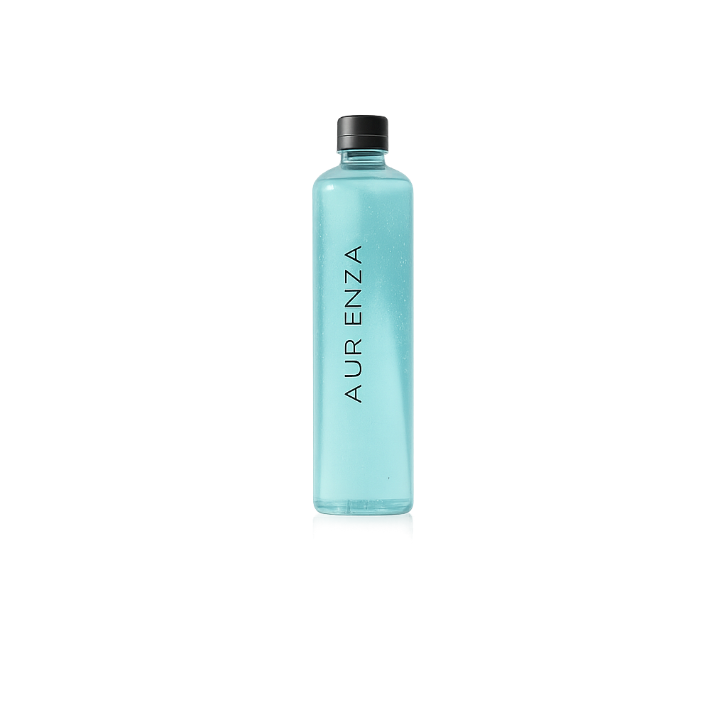 Aurvenza bottle back view